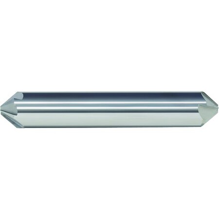 Morse Countersink, Double End, Series 5751, 516 Body Dia, 218 Overall Length, 516 Shank Dia, 6 Flu 50613